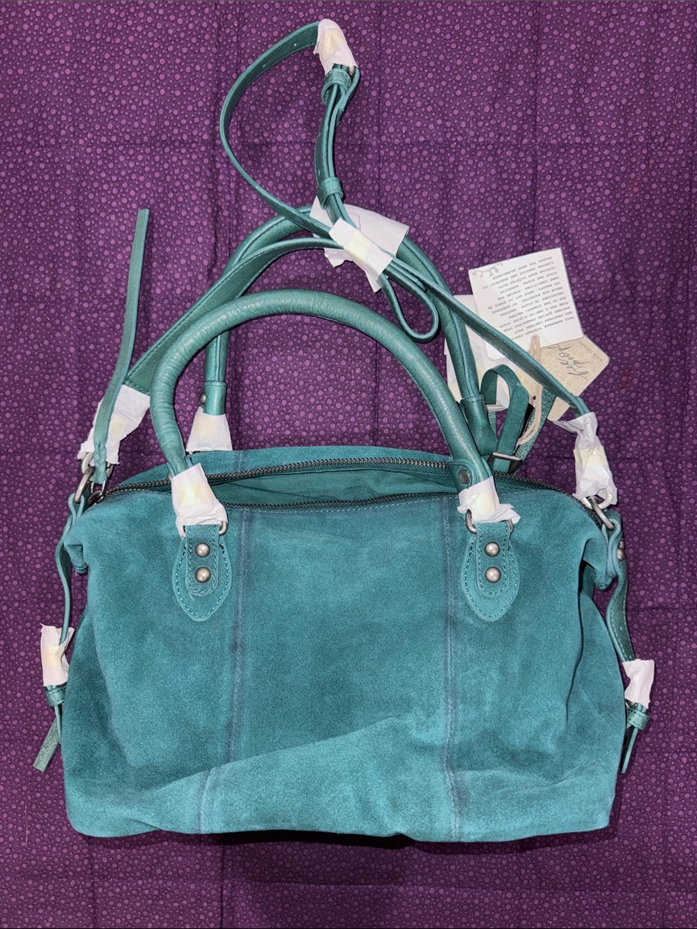 Free People Forest Dew Suede Baby Emerson - Picture 2 of 3
